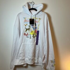 Disney Snow White and the Seven Dwarfs Graphic Hoodie XX Large White Princess